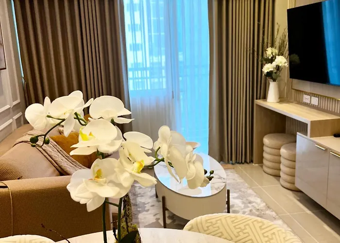 Aparthotel The Elegance At Shore Residences New 2br 2ba Spacious Free Parking Near Moa Manila